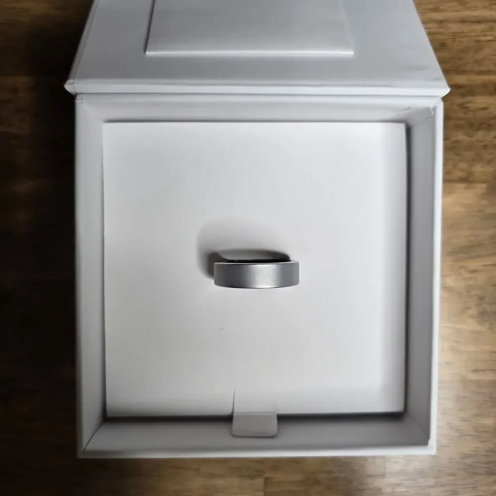 Gabit Smart Ring Wearable Health Tracker Silver Smart‎ Fitness Ring w/Box size14